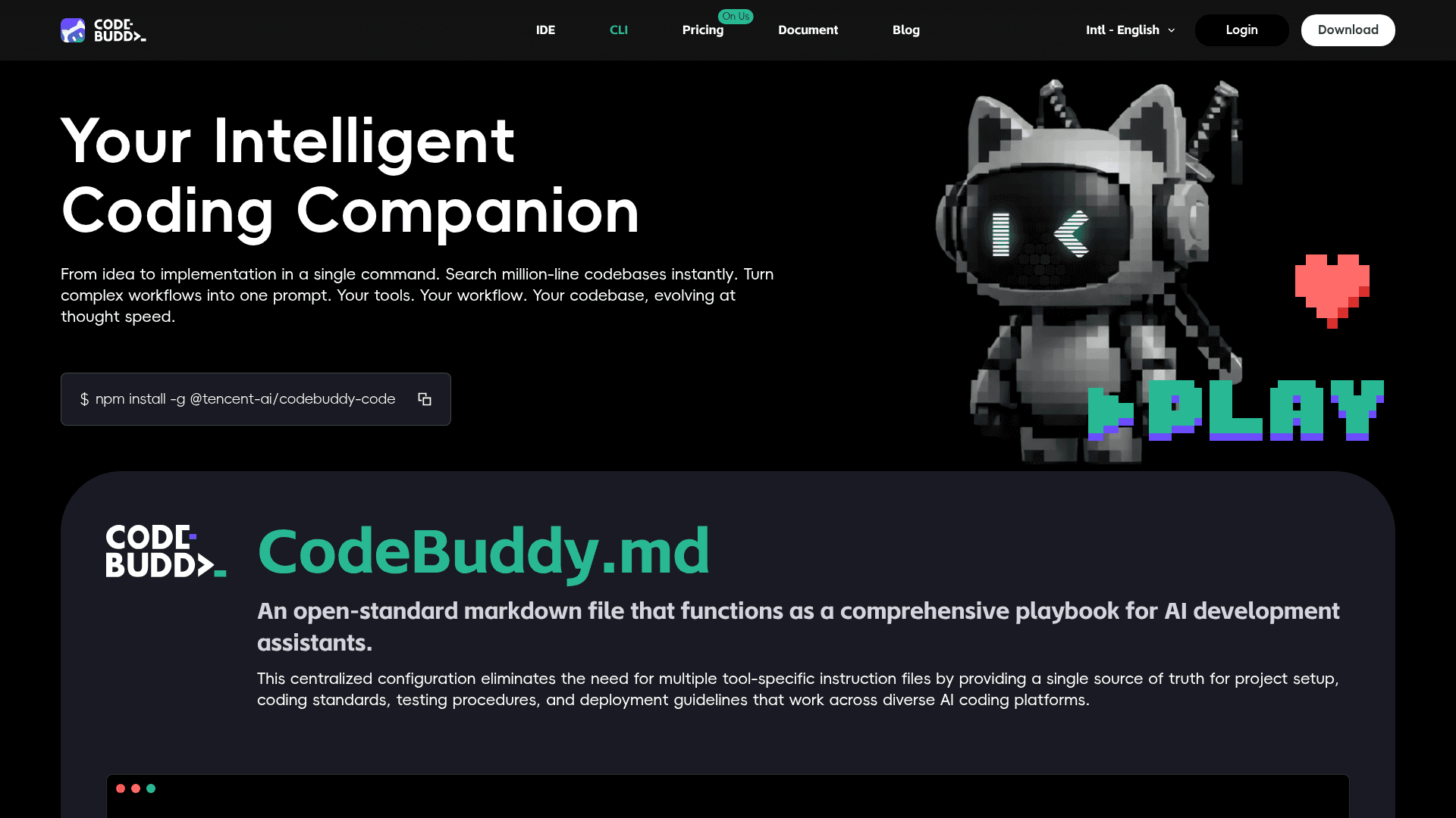 code buddy 网站截图